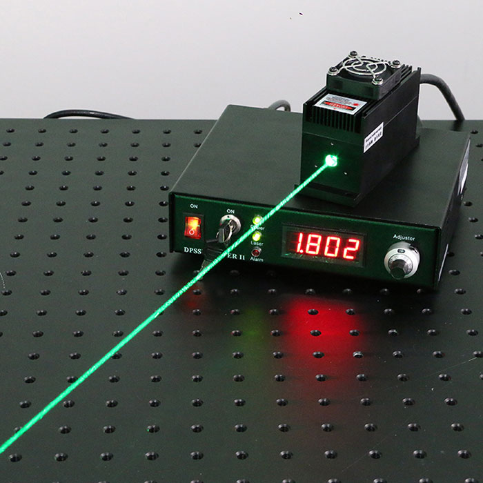 525nm 1000mW 반도체 레이저 녹색 레이저 빔 전원 공급 장치 포함